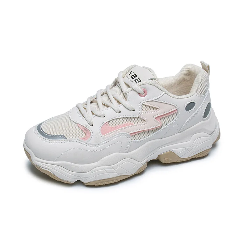 

Dad Shoes Women's 2020 Spring New Style Students Athletic Shoes Women's Extra High White Shoes Women's Casual 0321