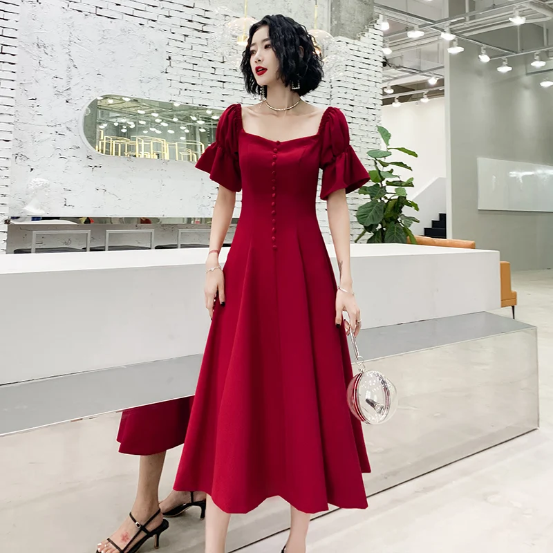 Длинное платье для коктейльной вечеринки студенческое выпускного вечервечерние