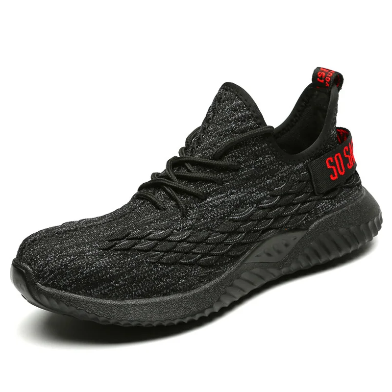 

New Men Boots Steel Toe Work Safety Boot Light Safety Shoes Work Boots Anti-smashing Indestructible Shoes Male Boots Men 39 S