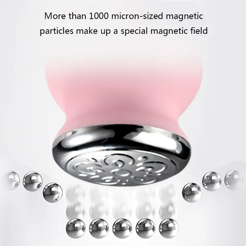 Мини устройство для очистки кожи с вибрацией перезаряжаемый Силиконовый