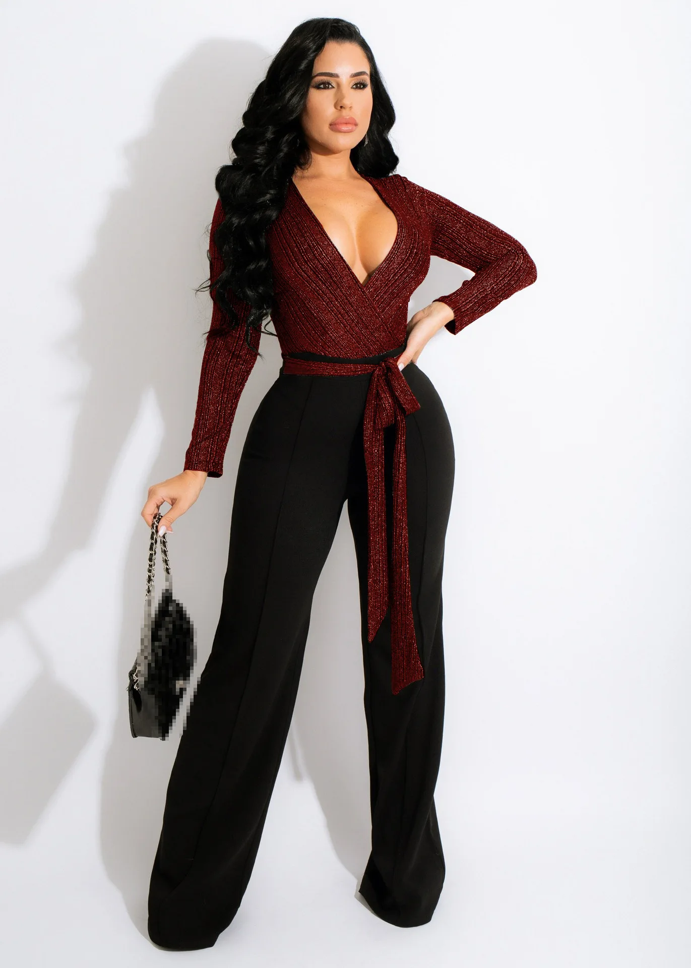 Женский комбинезон элегантная зимняя одежда 2021 года слитный наряд зимние