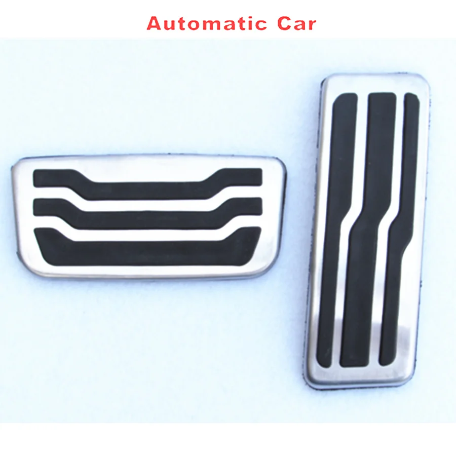 Сталь + резиновые автомобильные ножная педаль тормоза и газа колодок Обложка