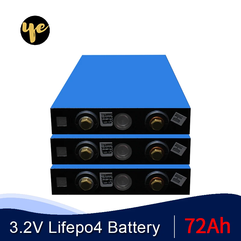 

Аккумуляторные батареи LiFePO4, 8 шт., 3,2 в, 72 Ач, 12 В, литий-железо-фосфха, большая емкость 72000 мА/ч, аккумуляторные батареи для двигателя мотоцикла...