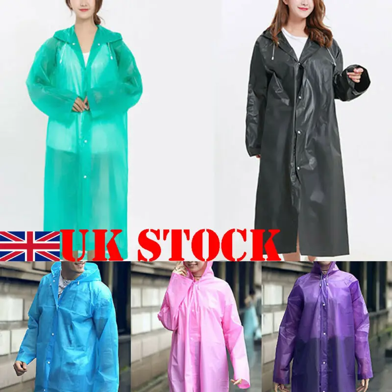 Водонепроницаемый дождевик для мужчин и женщин уличная ткань EVA длинный пончо с