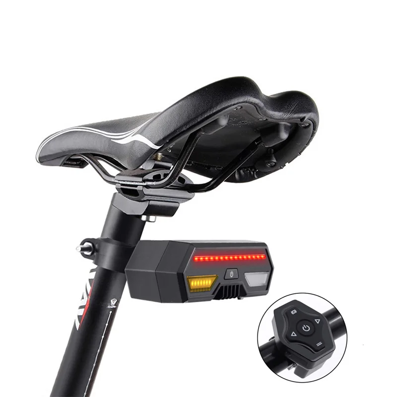 Велосипедный задний светильник с поворотными сигналами беспроводной пульт