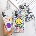 Чехол для телефона Poco X3 NFC Poco M3 Pro F3, чехол для Redmi Note 10 9 Pro Max 8T 7, силиконовый чехол со смайликом для Xiaomi Mi 10T 11 Lite