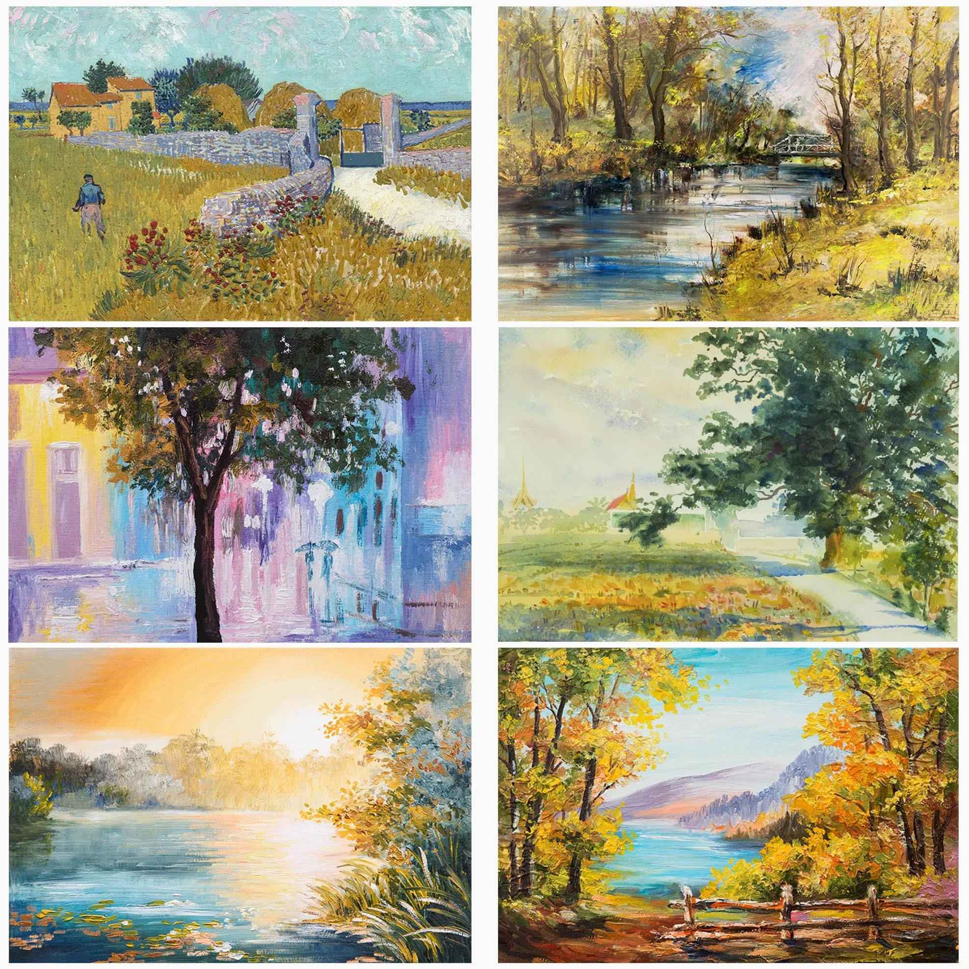 

Экологичная цифровая масляная живопись, пользовательская картина, рамка, ручная роспись, холст, экологически чистый полипропилен, топливо