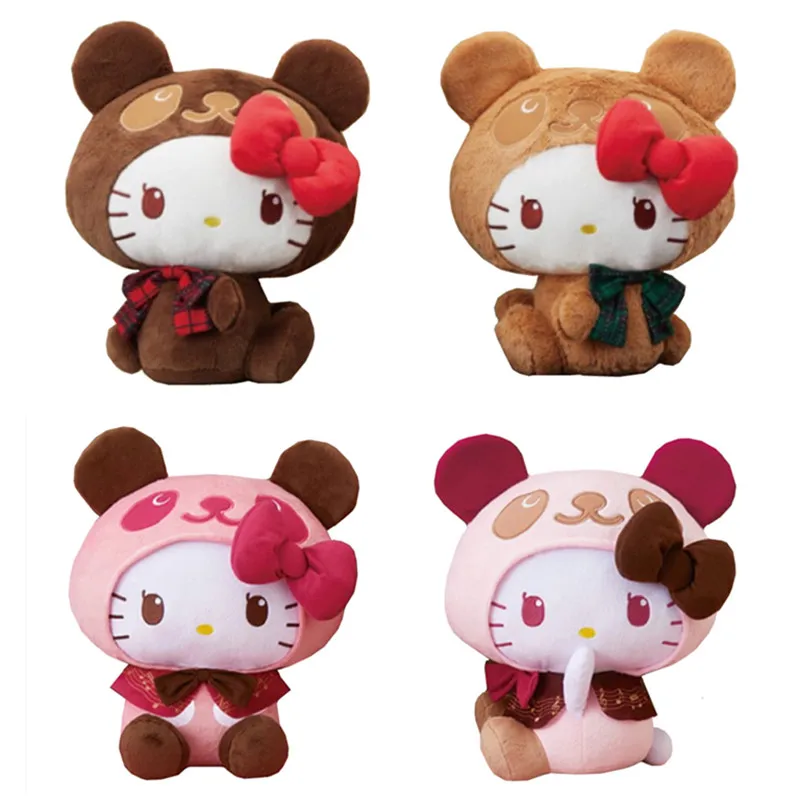 

Kawaii Cat Panda Plush Toy 35cm Stuffed Animals Anime Cute Plushie Soft Kids Toys for Girls Children Birthday Christmas Gift