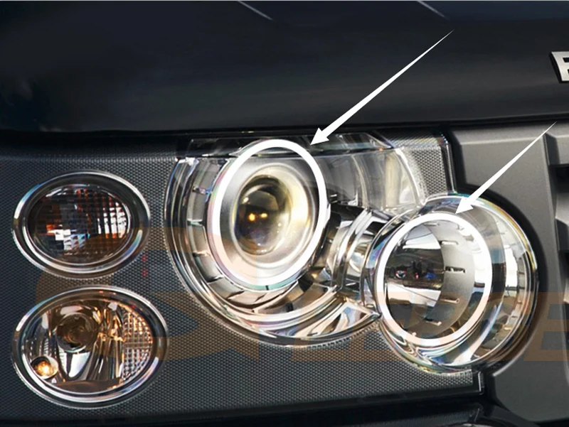 Отличные ультра яркие Кольца CCFL с ангельскими глазами для Land Rover Range Vogue L322 Sport HSE L320