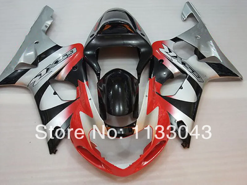 

GSXR1000 2000 2001 2002 K1 Red Black Fairing GSXR Body Kit For Suzuki GSXR1000 K1 00 01 02 GSXR 1000 01 02