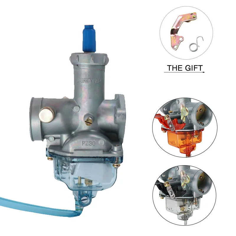 

Карбюратор Sclmotos- PZ30 30 мм для мотоцикла Keihin, профессионального велосипеда, CG200, TTR250, 175CC/200CC/250CC, с прозрачной поплавковой камерой