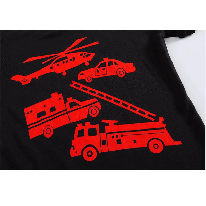 New Children Pajamas Set Boys 100% Cotton Cartoon Print Sleepwear Kids Short Sleeve Casual Home Wear | Мать и ребенок