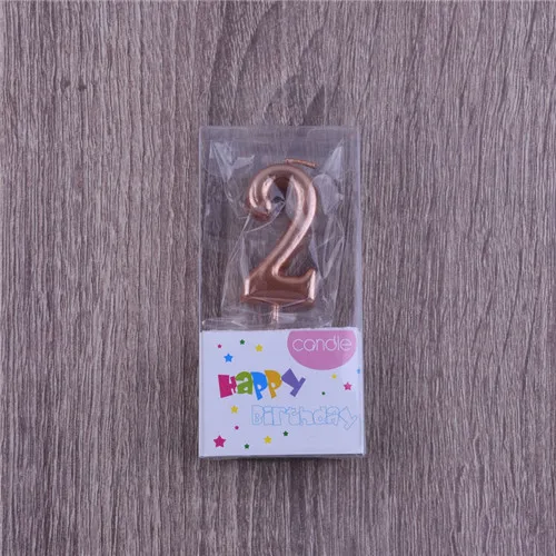 candle rose gold 2 Черная Золотая бумажная соломинка для питья, топпер для торта, Свеча для детского душа, свадьба, Хэллоуин, вечеринка, день рождения, Рождество, декоративные принадлежности - Цвет: candle rose gold 2