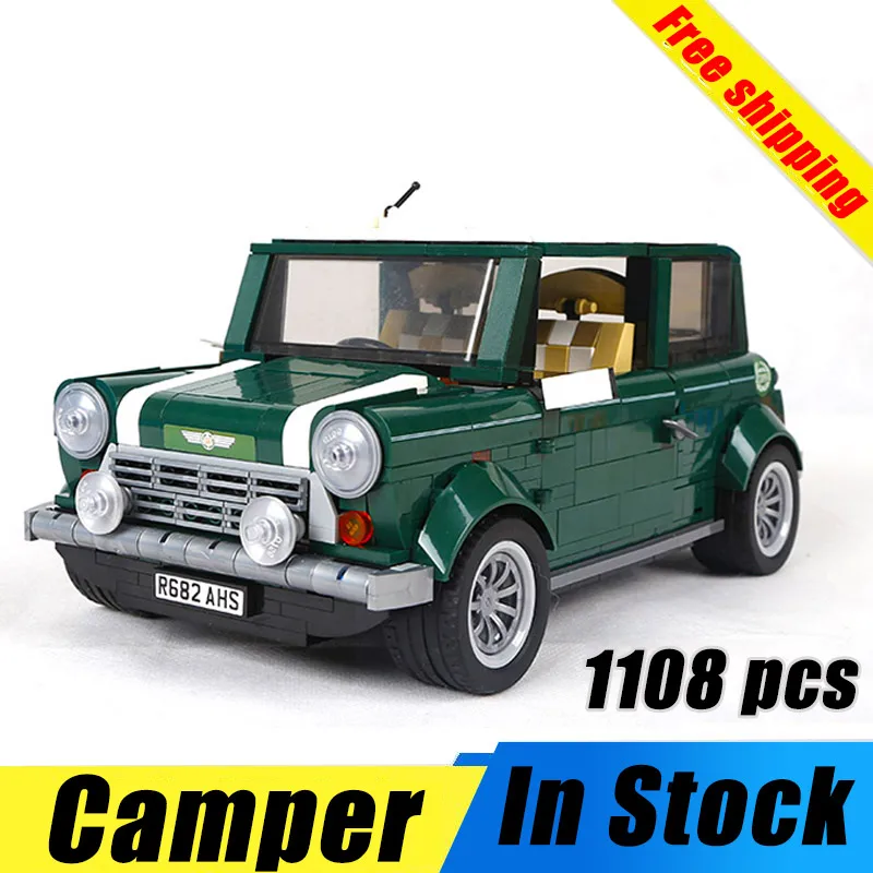 Bela 10568 Create Series Mini Cooper Camper Model Building Blocks Bricks Toy Compatible Creator 10242