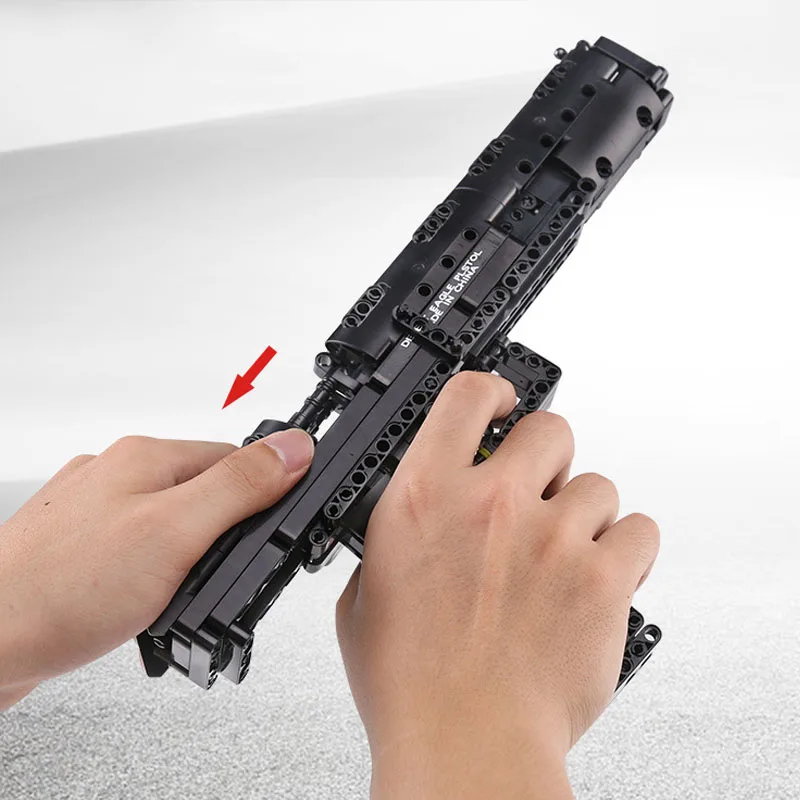 Конструктор DIY Desert Eagle MP5 98K M4 QBZ95 набор пуль для стрельбы модель пистолета в сборе