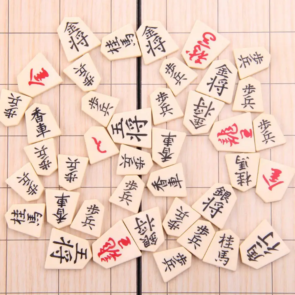 Japan Shogi Magnetic Folding Set Japanese Chess Game On For Family Party Kids Gift Board Games 25*25cm With 40PCS Chessman | Спорт и