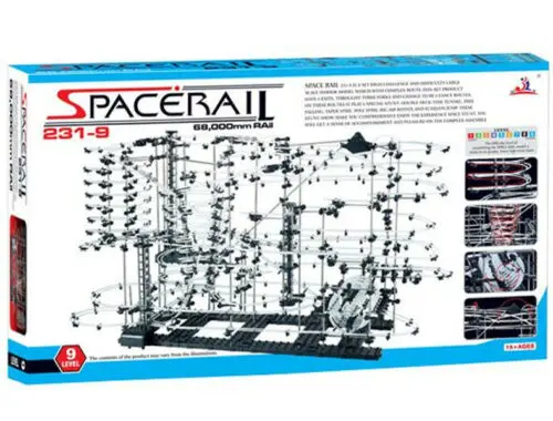 Космический уровень 9 CE Marble Run американские горки космическая