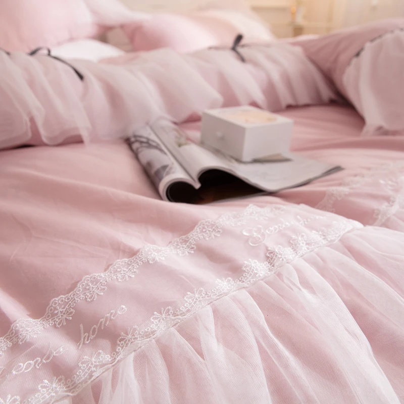 Семейный комплект постельного белья принцессы хлопок королева размер King