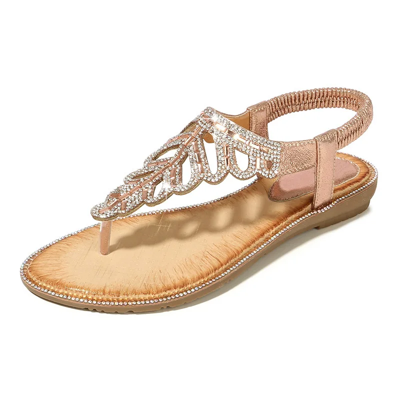 

Women's Sandals Ladies Roma Flat Peep Toe Sandals Shoes High Quality 2021 Female Shoes Summer Ladies Outside Sexy Shoes