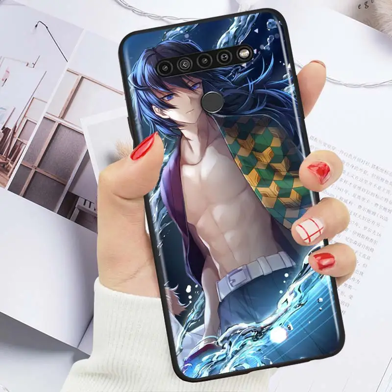

Cute Japan Demon Slayer For LG K92 K42 K22 K71 K61 K51S K41S K30 K20 2019 Q60 V60 V50 S V40 V30 G8S G8 X ThinQ Phone Case
