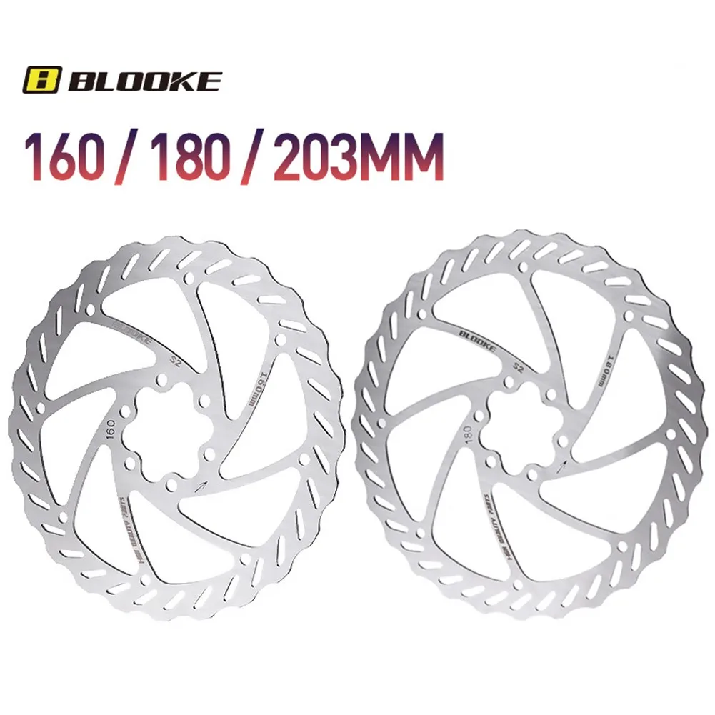 

160mm 180mm 203mm Disc Brake Rotor MTB Bicycle Hydraulic 6-Bolt Full CNC Engraving Milling Stainless Steel For SHiman0