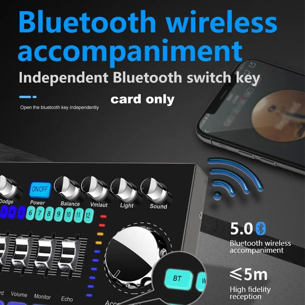 

K1 Sound Card Live Broadcast Special Equipment Set Microphone Karaoke Mobile Phone Computer Universal