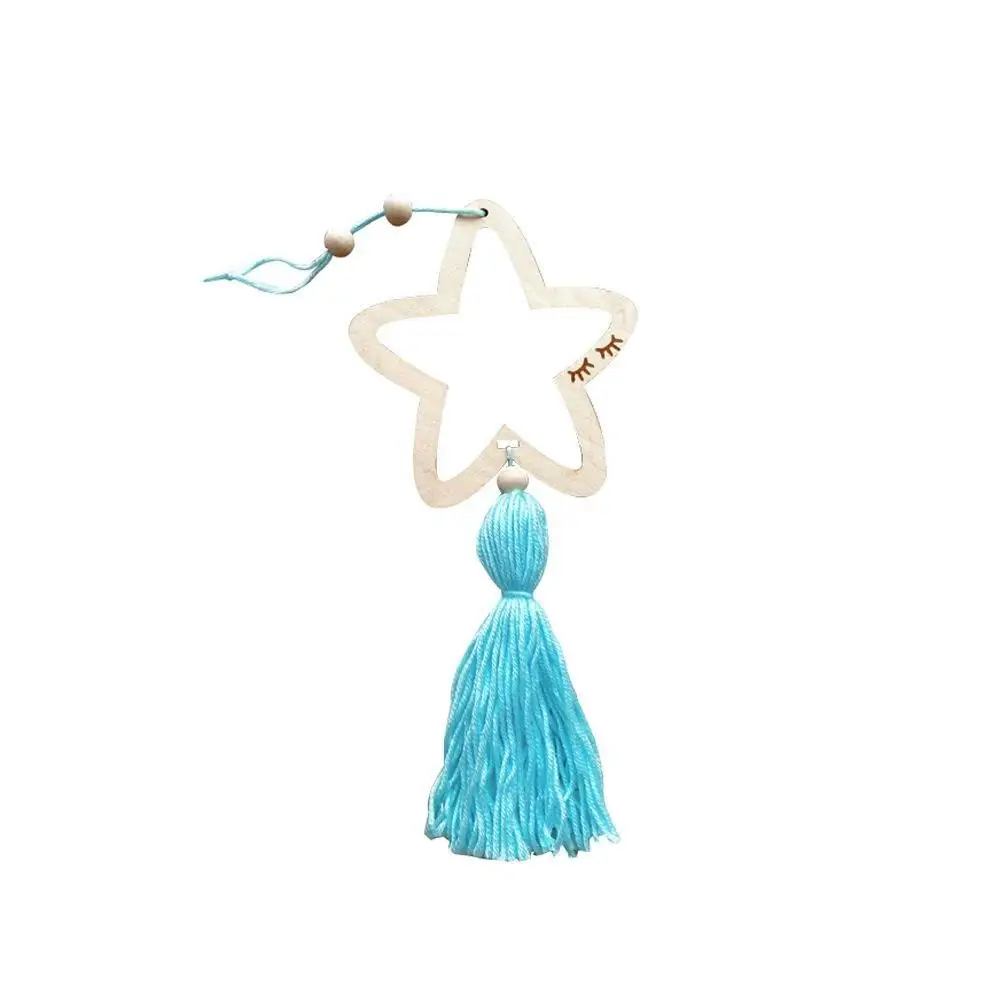 

Handmade Wooden Hangings Ornaments Garland Wall Hanging Kids Birthday Party Decoration For Room Decor