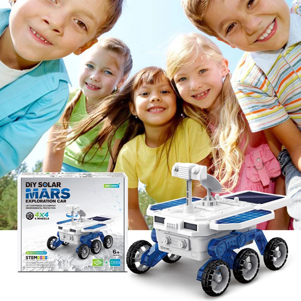 

Assembled Model Building Kits Tool DIY Science Experiment STEM Toys Assembled Building Blocks Solar Car Model Gifts