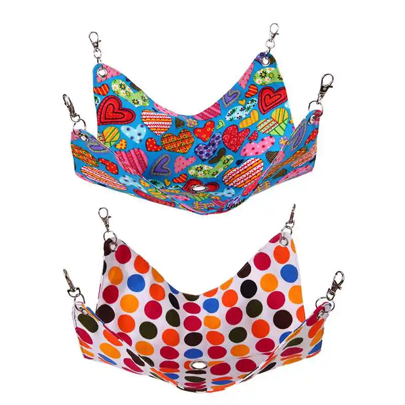 Dot Pet Hamster Hammock Mat Blanket Small Canvas Hanging With Hole for Chinchillas Squirrels Guinea Pigs | Дом и сад