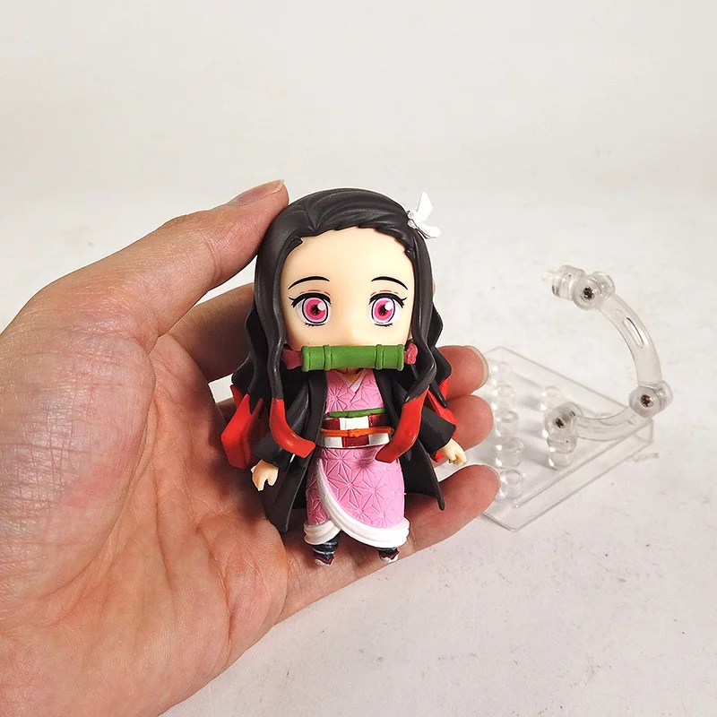 

Q.ver Kimetsu no Yaiba Nezuko Tanjirou PVC Action Figure 2 Face 1194 Nezuko Anime Demon Slayer Figurine Toys