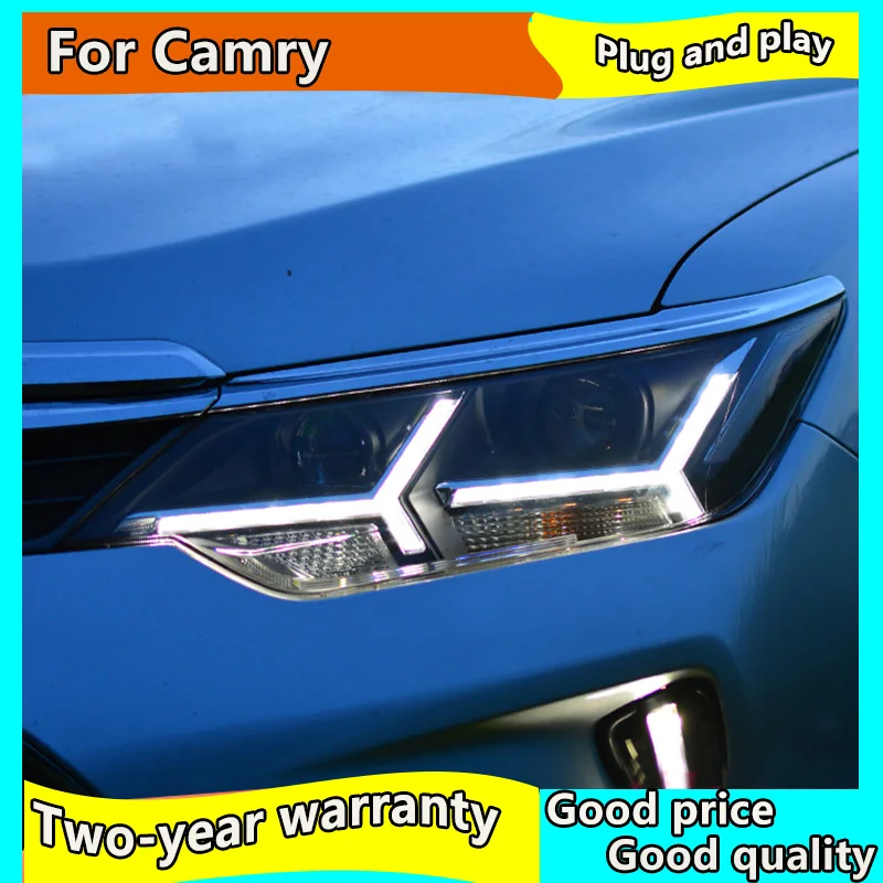 Автомобильный Стайлинг для Toyota 2015-2018 фара Camry светодиодная дальнего света camry LED DRL