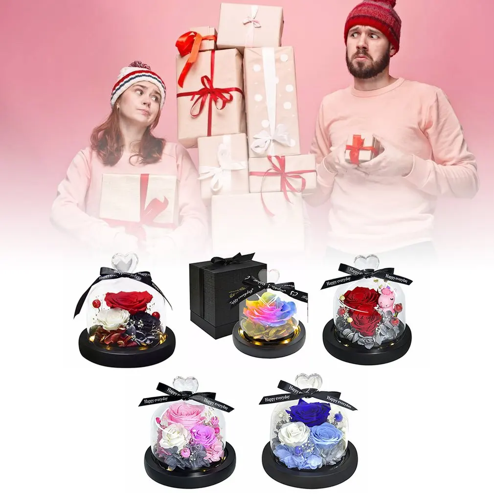 Стеклянная крышка вечный цветок подарок символ здоровья и долговечности