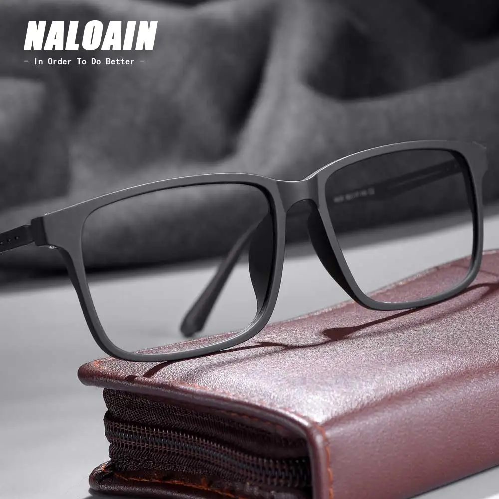Оправа для очков близорукости NALOAIN ультралегкие квадратные очки по рецепту