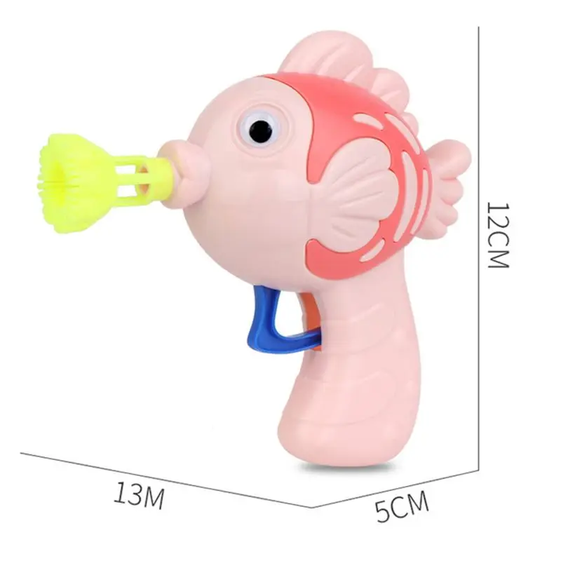 

Cute Fish Soap Water Bubble Gun Bubble Blower Machine Toy For Kids Children Manu F3ME