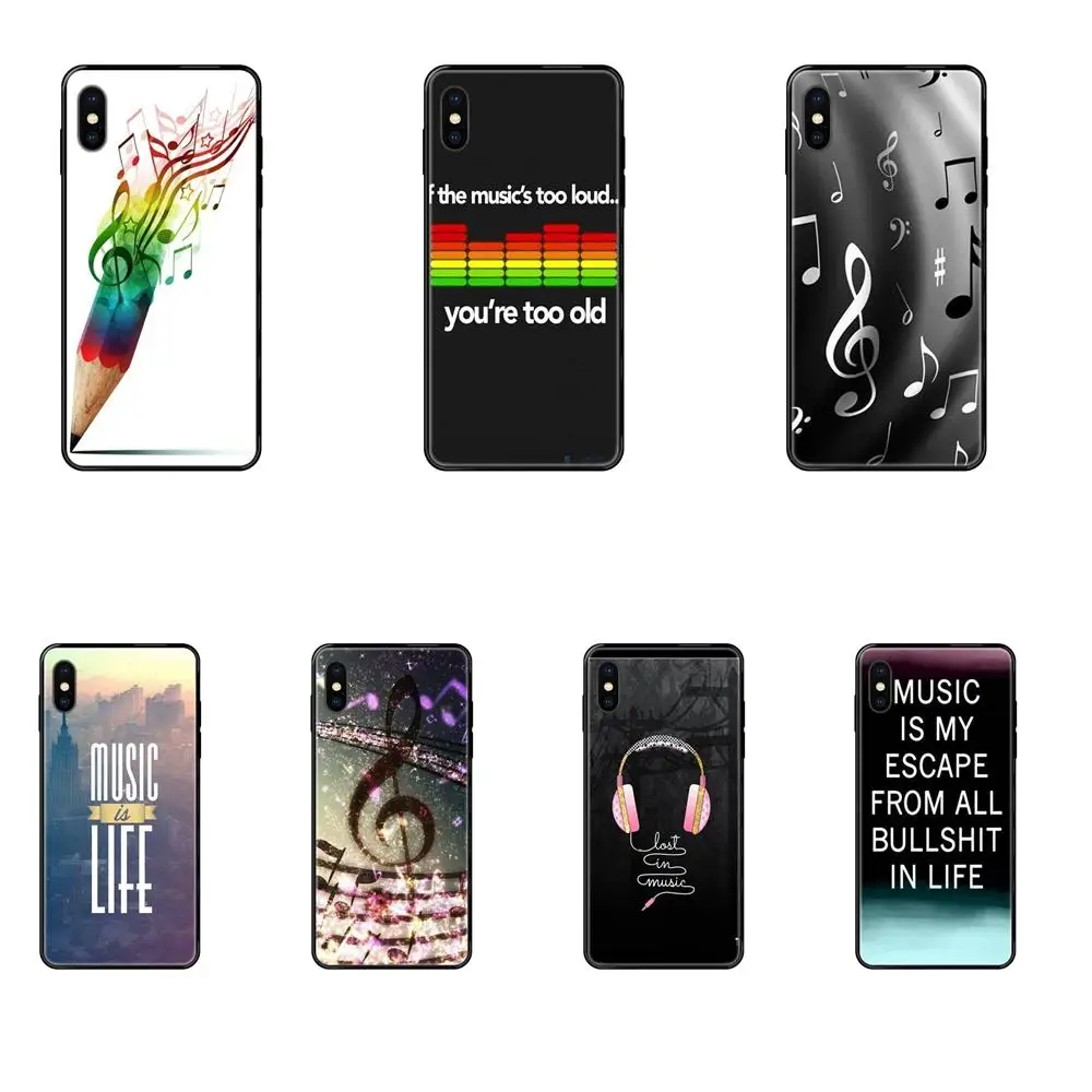 Классный лучший чехол из ТПУ для Huawei P8 P9 P10 P20 P30 P40 P Smart Lite Plus Pro 2017 2019 Life Is Music |