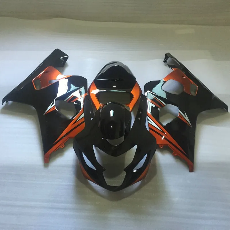 Набор обтекателей мотоцикла для GSXR600 750 K4 04 05 GSXR 600 GSXR750 2004 2005 ABS оранжевые черные