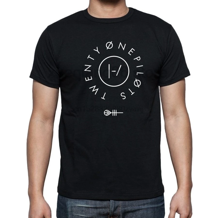 Новинка футболка унисекс TWENTY ONE PILOTS21 CLIQUE музыкальная с логотипом топ ключ| |