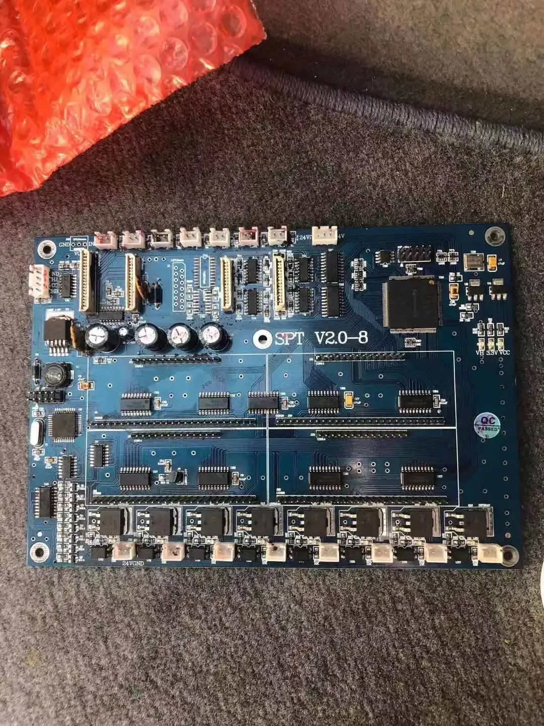 S33001 Новая плата Crystaljet с 8 головками Seiko SPT510 35PL Crystal Jet 1000/3000/4000/5000/6000 коннектор для