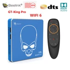 Приставка Beelink GT-King Pro для Smart Tv, Wi-Fi 6, Amlogic S922X-H, Android 2021, DDR4, 4 ГБ, 64 ГБ, 9,0 м, LAN, BT5.0, 4K, Dolby, аудио, цифровая ТВ-приставка 1000