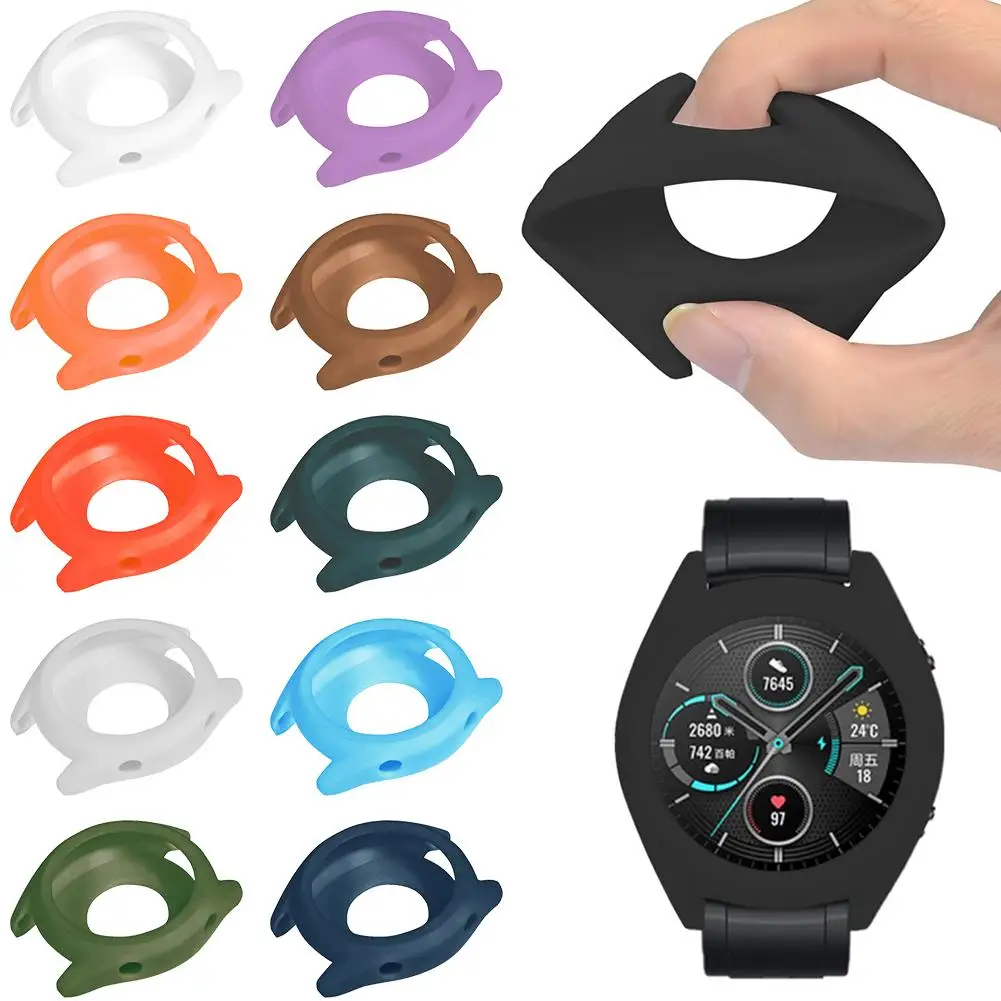 

Colorful Soft Protective Silicone Case Smart Watch Flexible Bumper Cover Shell for Magic Watch 2 46MM
