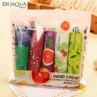 bioaqua 5pcslot plant extract fragrance hand cream set moisturizing hydrating nourishing anti chapping whitening skin care set