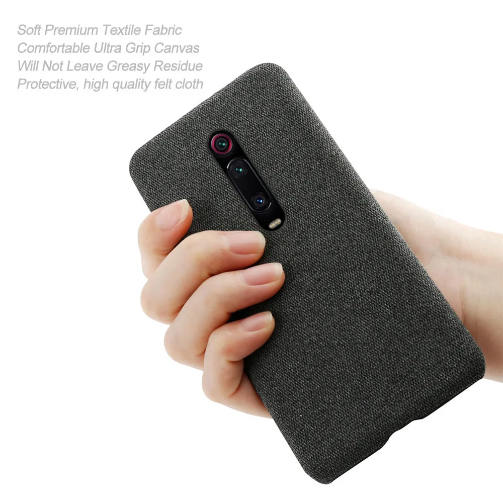 Нескользящий ультратонкий тканевый чехол для Xiaomi Mi 9 t Pro с защитой от падения Xiomi