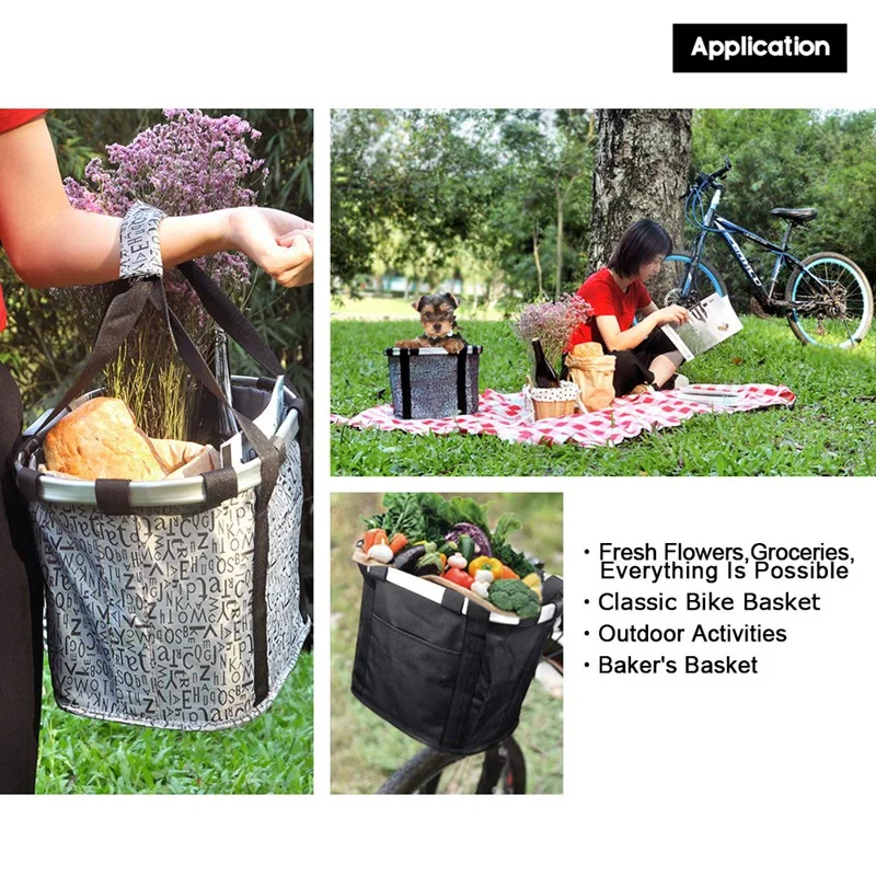 Корзина для велосипеда корзина руля Передняя съемная велосипедная переноска