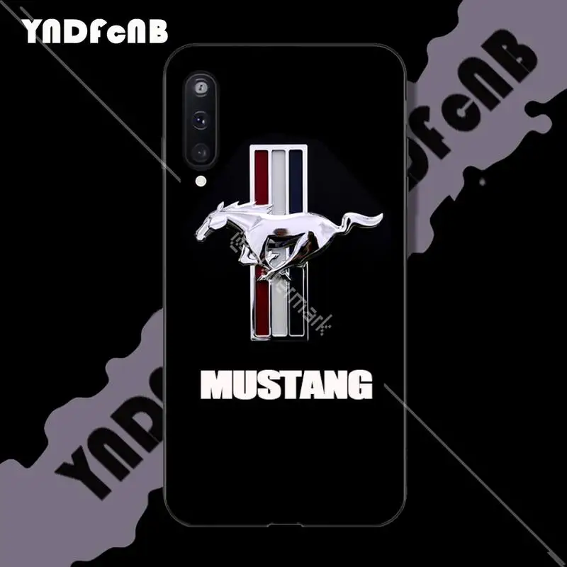 YNDFCNB Mustang логотип роскошный силиконовый чехол для телефона Samsung galaxy A6 A7 2017 2018 A9 A10 A20