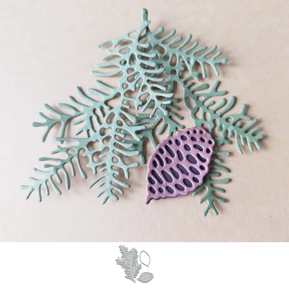 

Christmas Pinecone Tree Cut Die Metal Cutting Dies Mold Stencil Scrapbook Embossing Paper Craft Knife Blade Punch Stencil New