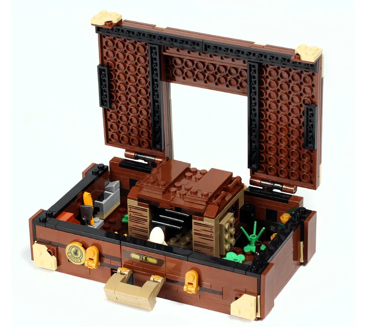 16059 Newt чехол волшебных существ Поттер строительные блоки кирпичи игрушки Детский