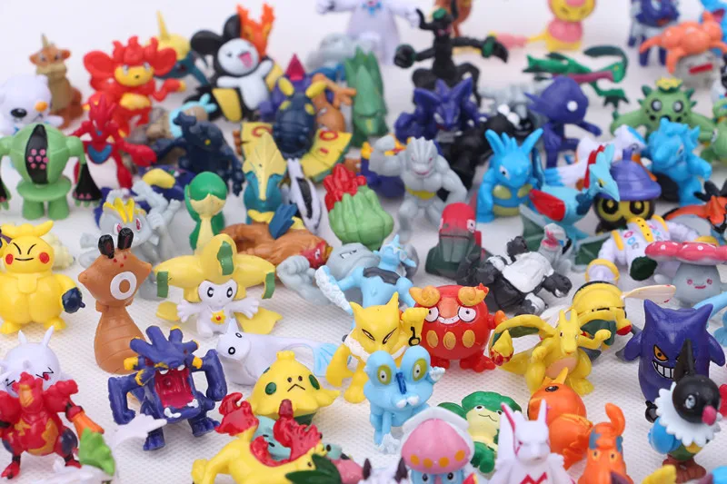 144 шт./1 комплект волшебная Детская кукла Pokemon Пикачу микро Ландшафтные украшения