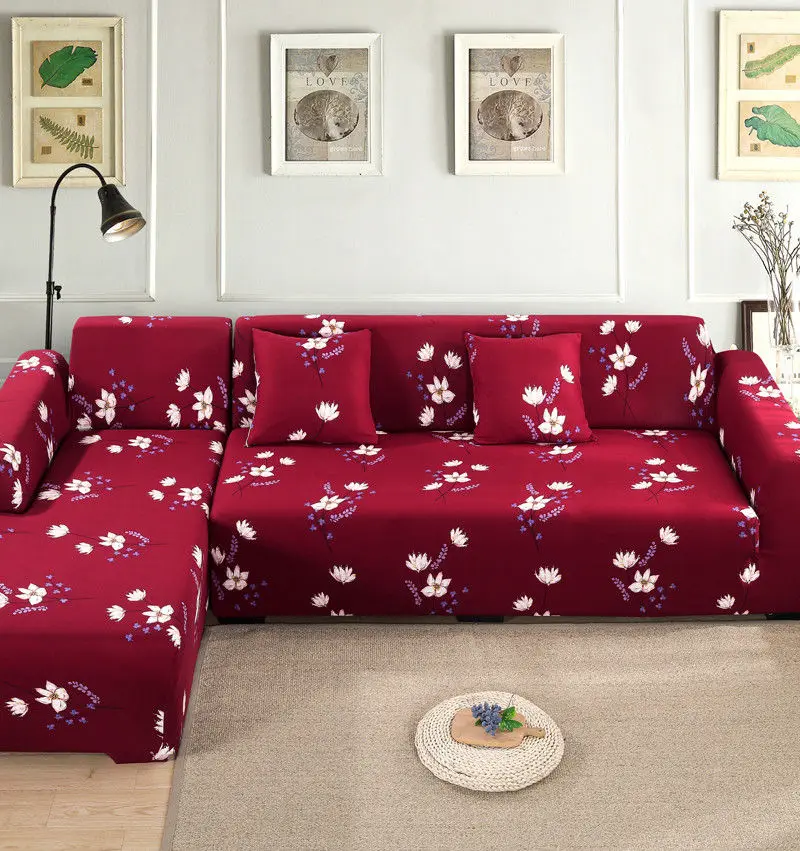 1/2piece Sofa Cover Elastic Couch for Living Room Please Order 2Pieces if is L-shaped Corner Chaise Longue | Дом и сад