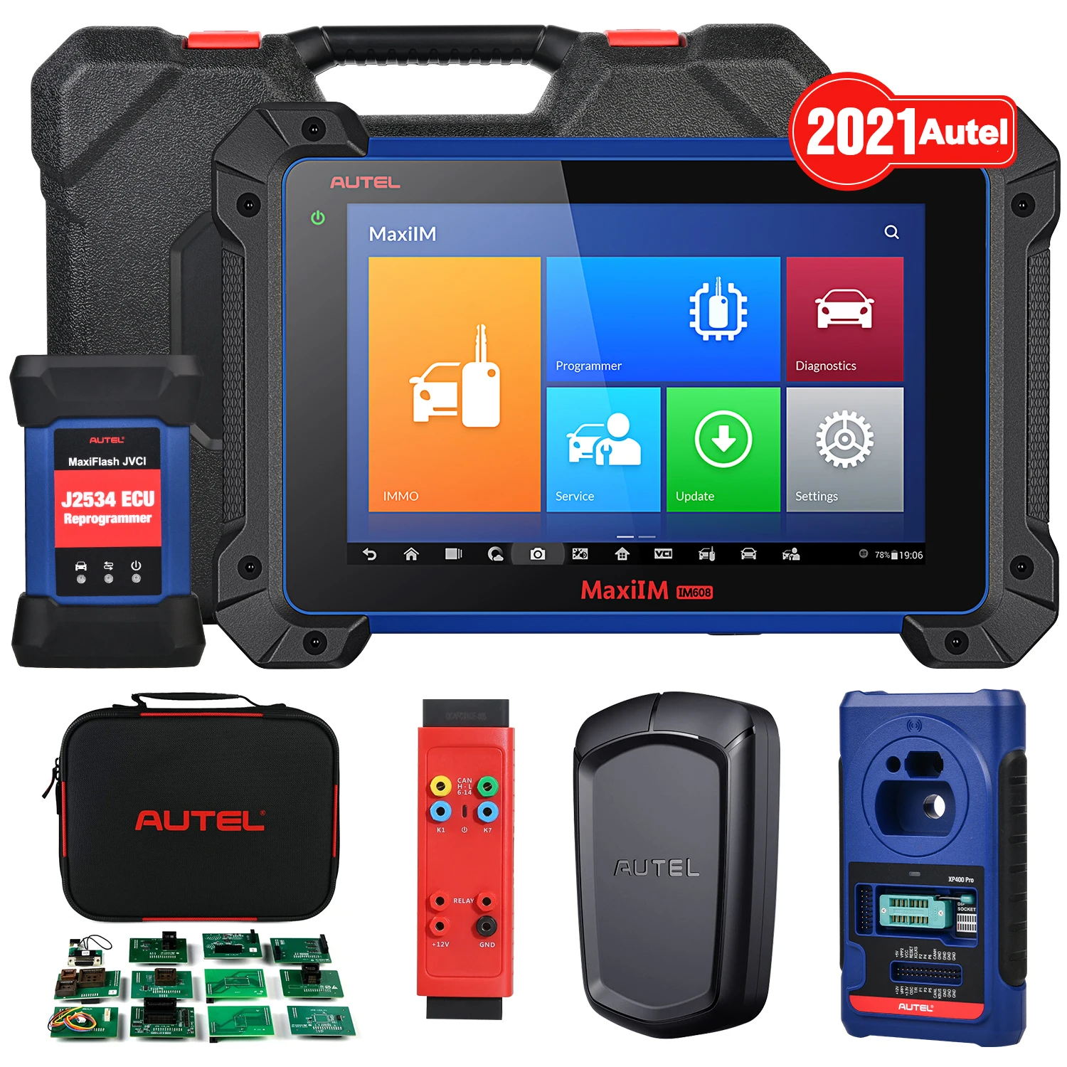 2021 Autel MaxiIM IM608 и XP400PRO равно программированию ключей IM608PRO все системы OBD2