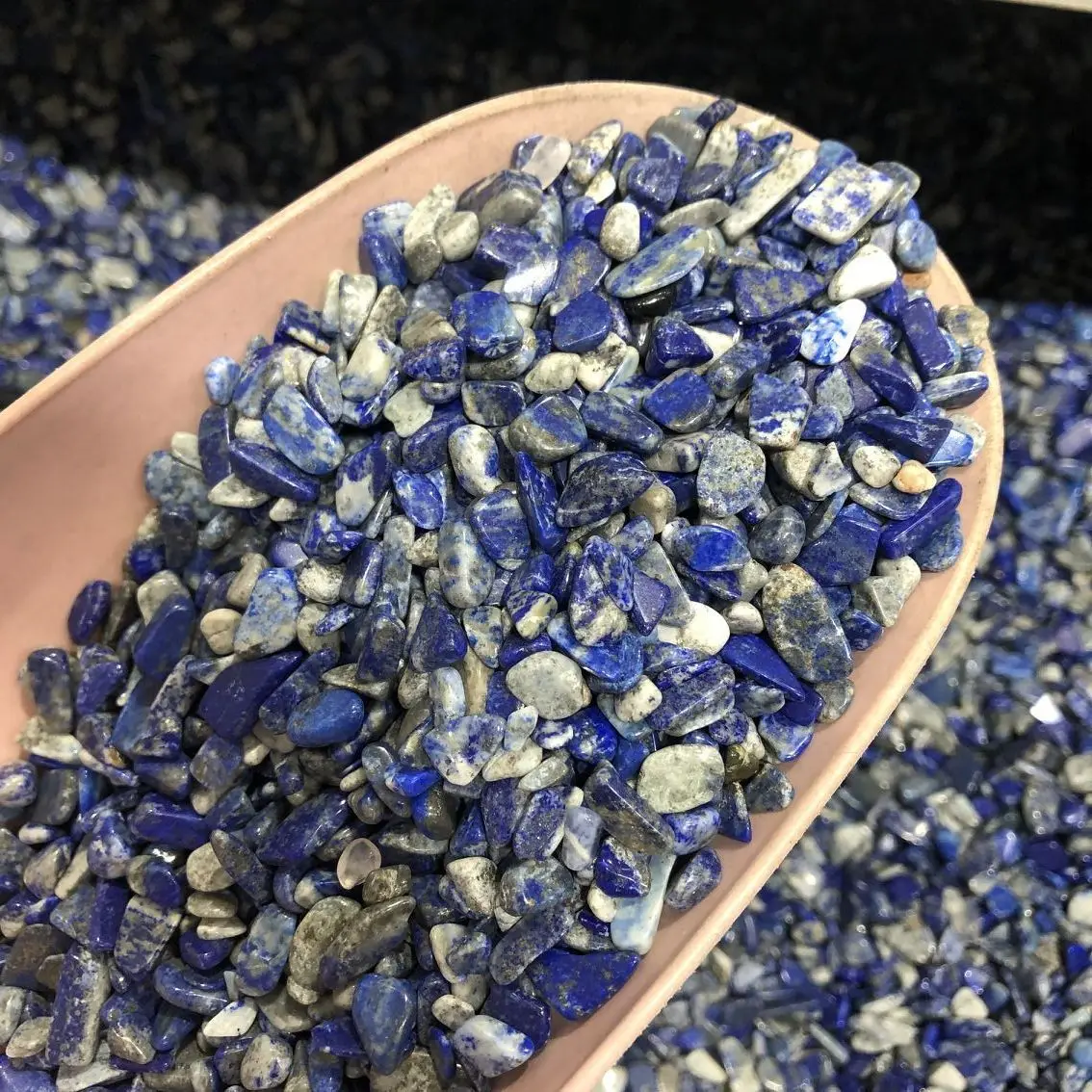 

100g Natural gemstone quartz lapis lazuli gravel tumble crystals healing stones for decoration